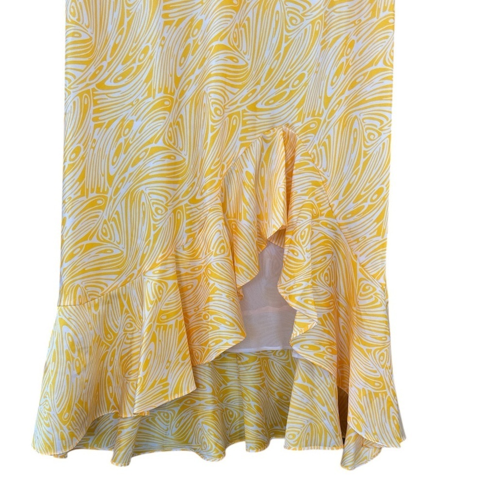 Cinq A Sept Valencia Printed Ruffle Midi Skirt - Picture 8 of 14